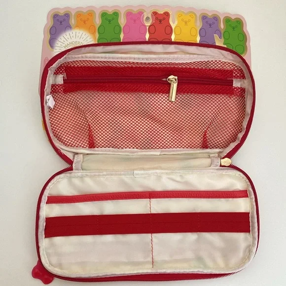 Wandering Moon Gummy Bear Tech Organizer Travel Pouch NWT Multicolored So Cute 🥰 - Picture 3 of 6